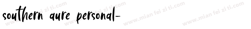 southern aure personal字体转换